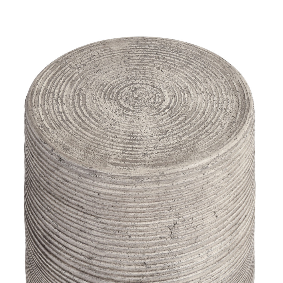 Nellie Outdoor End Table Light Gray by Kosas Home