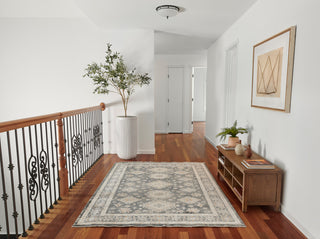 Momeni Cambridge Viscose Slate Area Rug 5'3" X 7'7"