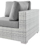 Lounge Sectional Sofa Chair Set, Rattan, Wicker, Gray, Modern, Outdoor