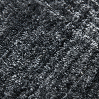 Bence Transitional Hand-Woven Wool Blend Area Rug, Dark Gray, 2'x3'