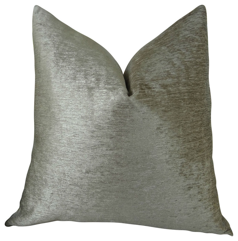 Medici Marble Ink Handmade Throw Pillow, Double Sided 20"x26" Standard