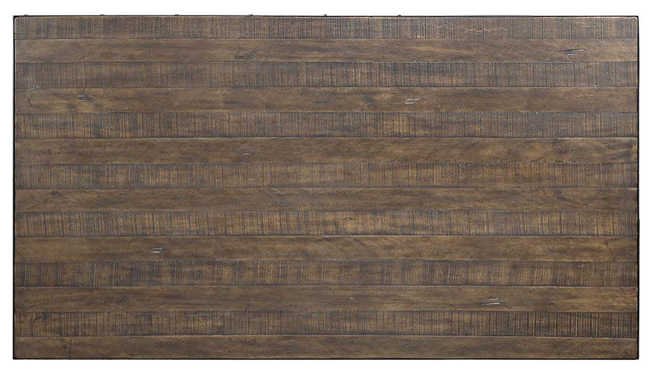 Raphaela Dining Table, Weathered Cherry Finish