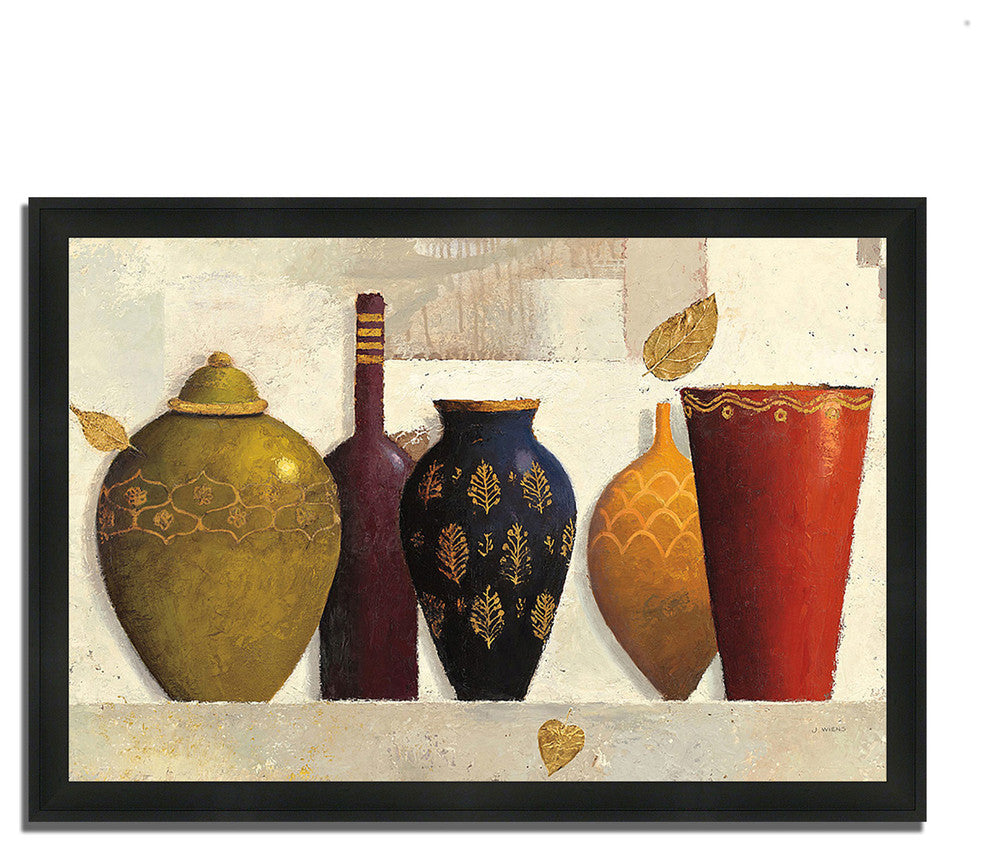 "Jeweled Vessels" By James Wiens, Framed Painting Print, Ready To Hang