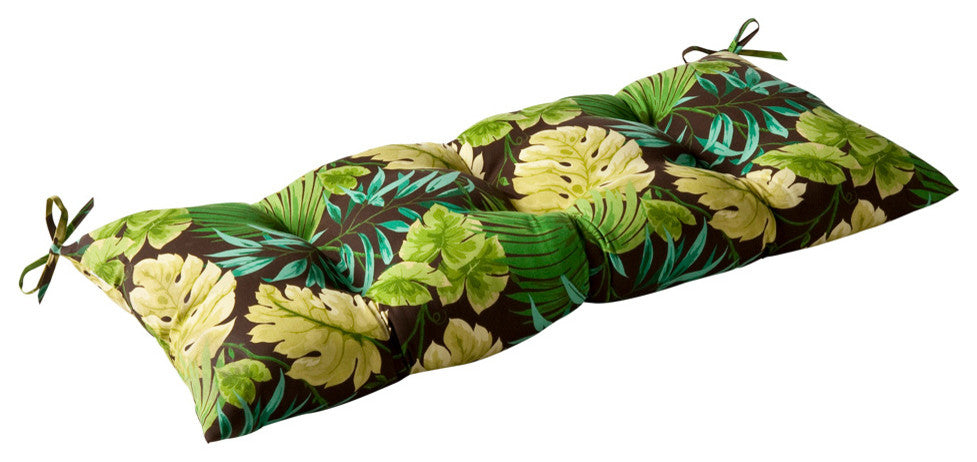 Tropique Green Wrought Iron Loveseat Cushion