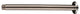 Dawn 13" Shower Arm and Flange, Brushed Nickel