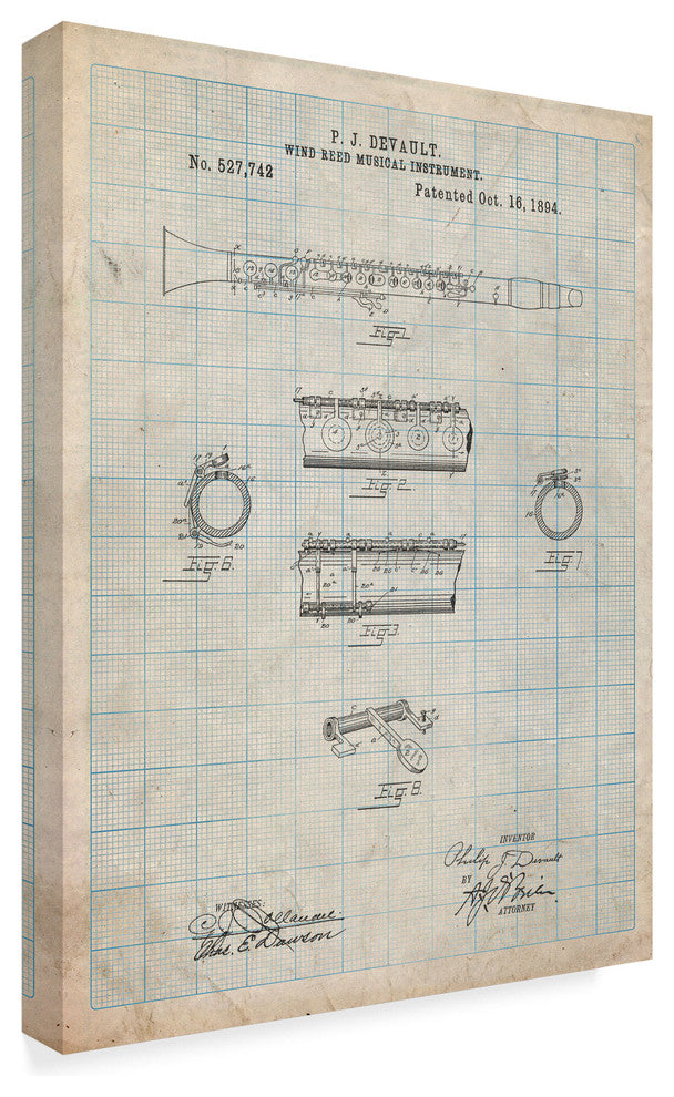"Clarinet" by Cole Borders, Canvas Art, 24"x18"