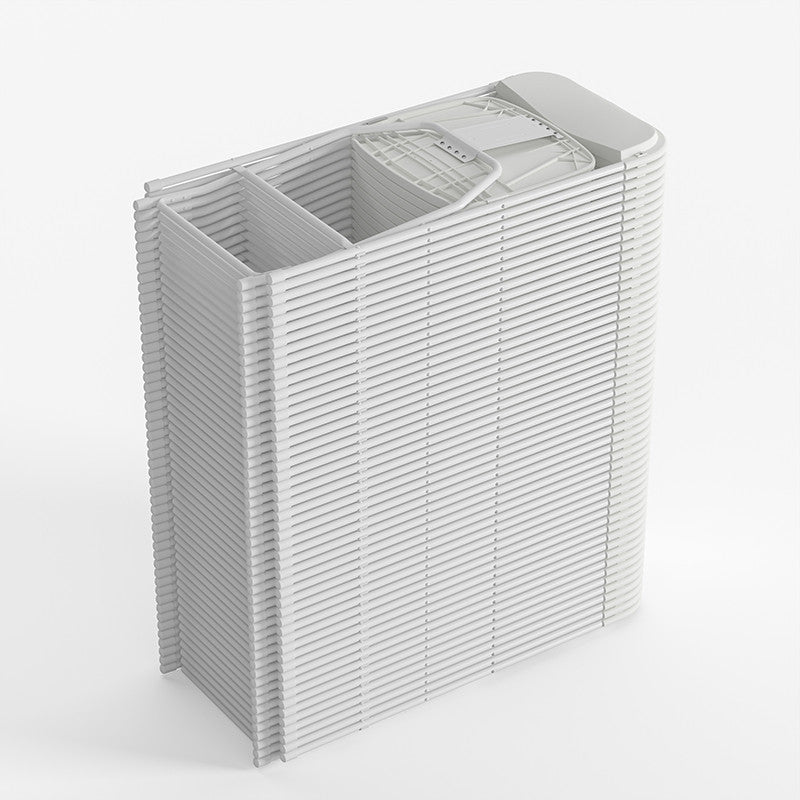 White Plastic Folding Chair