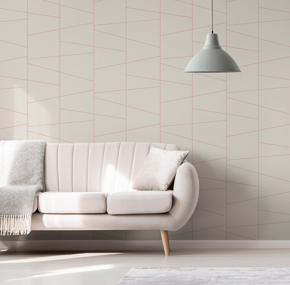 Fairmont Eggshell Deco Fracture Wallpape