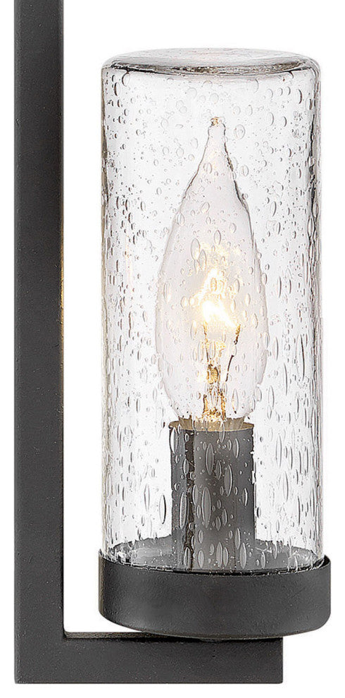Hinkley Sawyer Small Wall Mount Lantern, Aged Zinc