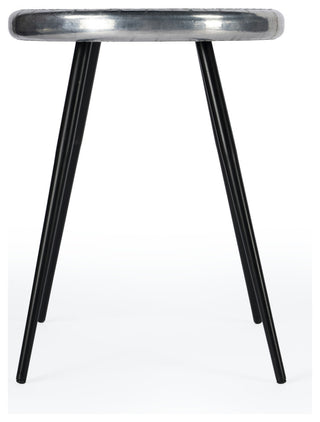 Butler Specialty Company, Midway Aviator Metal Accent Table, Silver