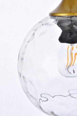 Constance 6" Brass Pendant