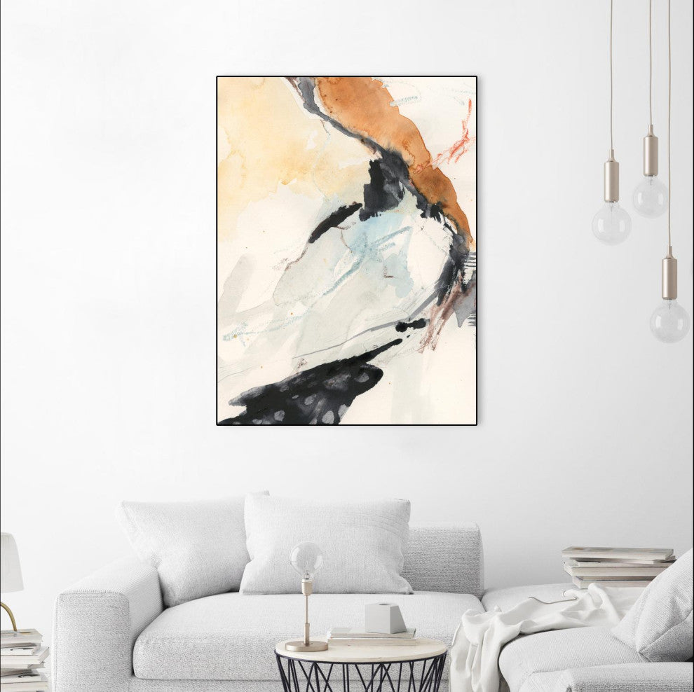 "Efflux I" Framed Canvas by Giant Art 30"x40"