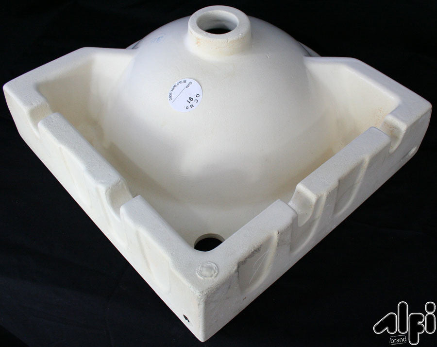 White 15"  Round Corner Wall Mounted Porcelain Bathroom Sink