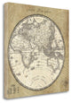 "French World Map II" By Sue Schlabach, Giclee Print on Gallery Wrap Canvas