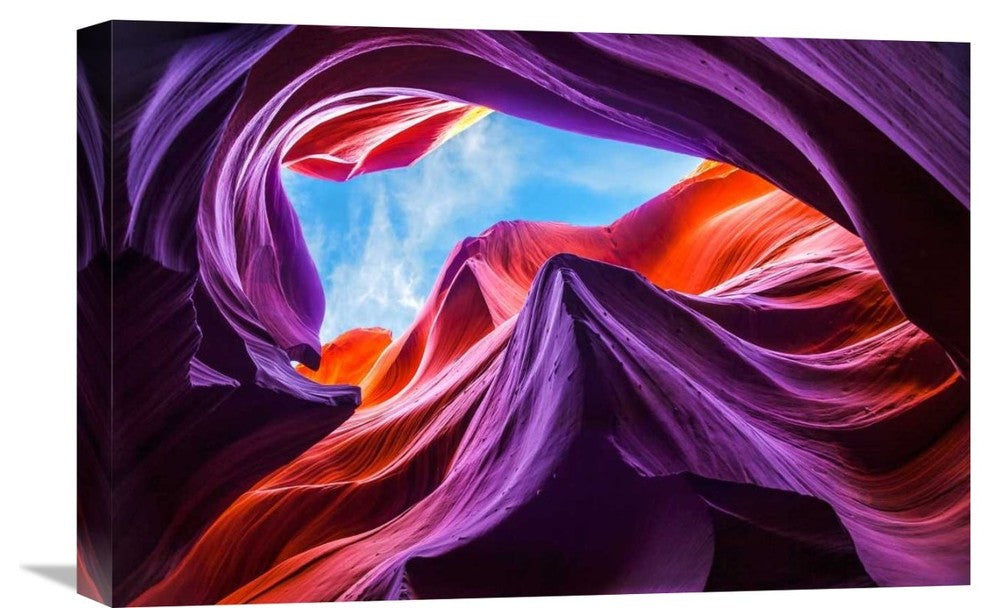 "Magical Lower Antelope Canyon" Canvas by Nanouk El Gamal, 22x15"