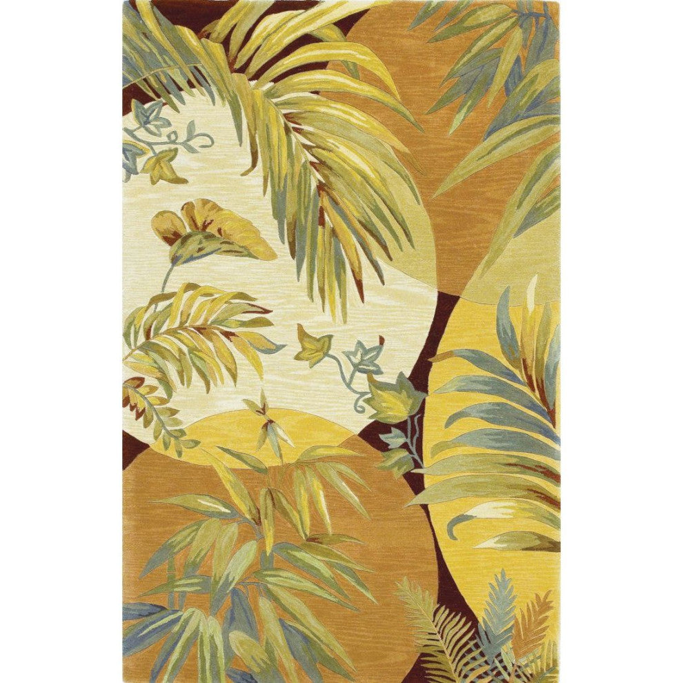 KAS Sparta 3113 Coral/Ivory Breezes Area Rug, 7'9"x9'6"