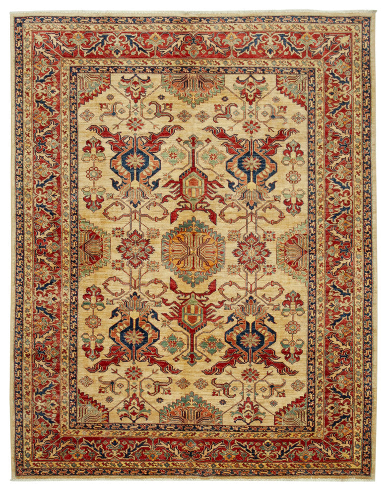 Rug N Carpet - Handmade Oriental 7' 11" x 10' 3" Soft Oushak Area Rug