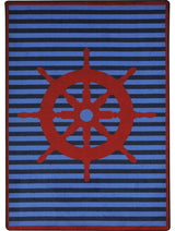 Set Your Course, Red, 3'10"x5'4"