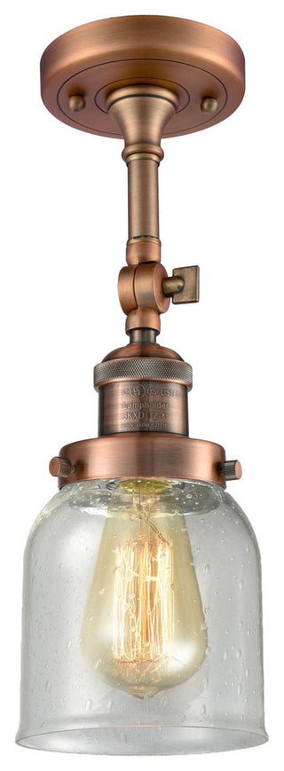 Innovations Lighting 201F-Ac-G54-Led 1 Light Dimmable Led Semi-Flush Mount