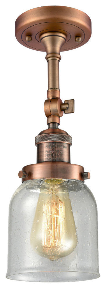 Innovations Lighting 201F-Ac-G54-Led 1 Light Dimmable Led Semi-Flush Mount