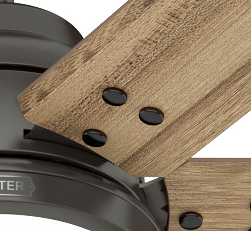 WiFi Gravity Ceiling Fan, LED Light Kit and Handheld Remote, Noble Bronze, 72"