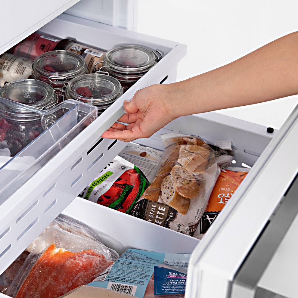 ZLINE 48" Built-in Refrigerator With a Champagne Bronze Handle, RBIVZ-60-CB