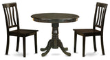 3 Pc Kitchen Table Set -Breakfast Nook With 2 Dining Chairs