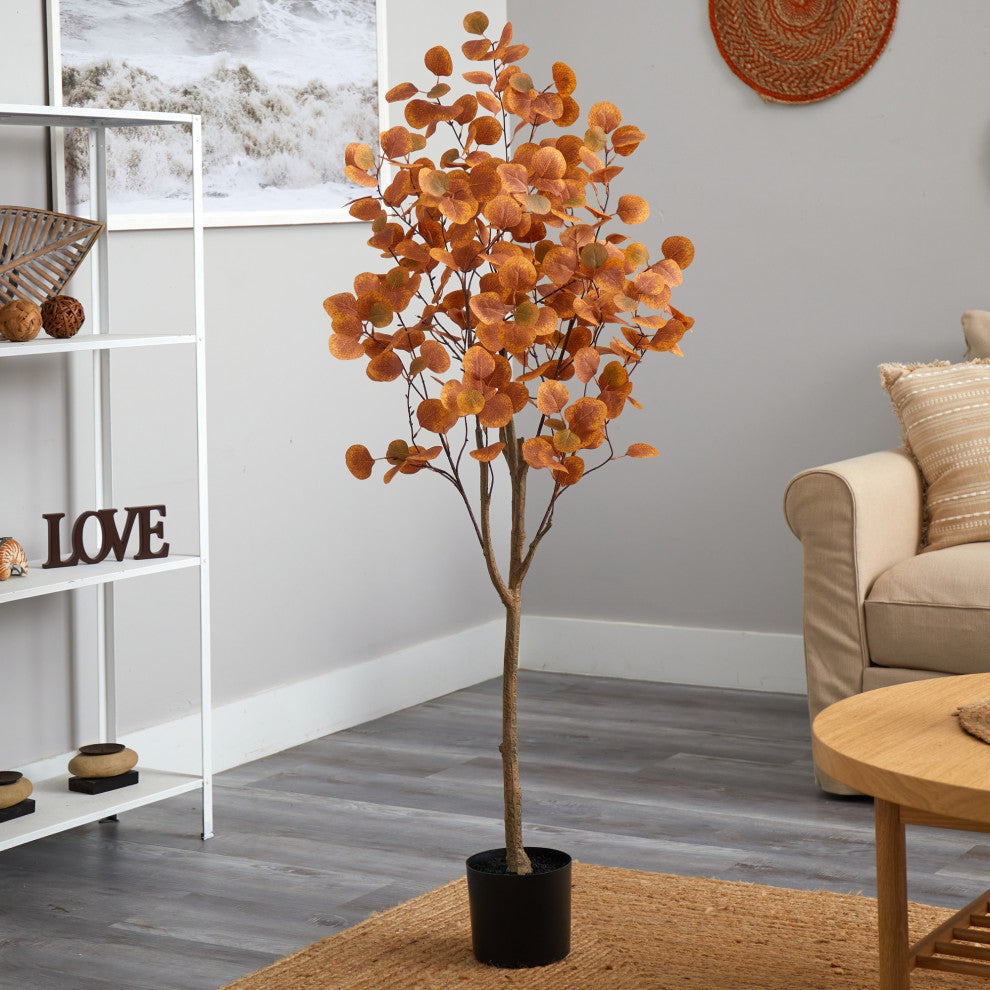5' Autumn Eucalyptus Artificial Tree