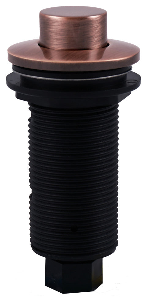 Replacement Raised Button Disposal Air Switch Trim, Antique Copper