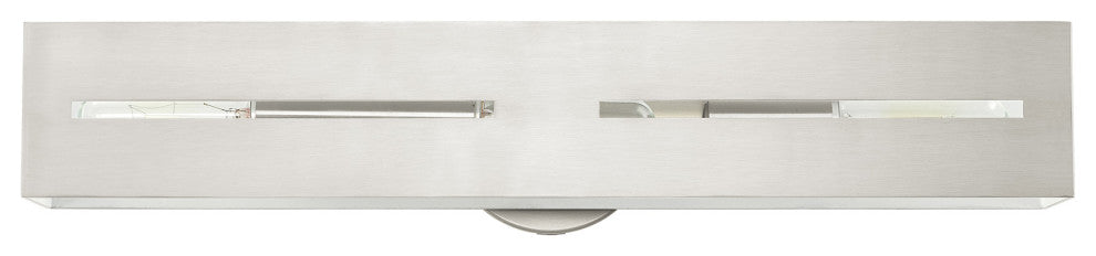 Brushed Nickel Urban, Industrial, Vanity Sconce