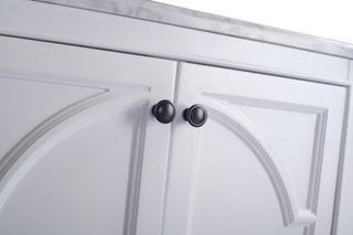 Laviva 313613-30W-MW 30" White Vanity with Matte White VIVA Stone Solid Surface