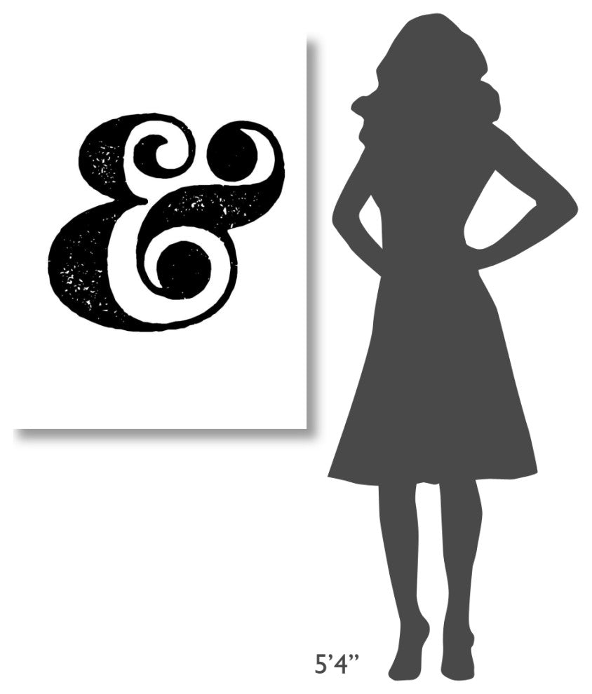 "Ampersand Poster White" Fine Art Print