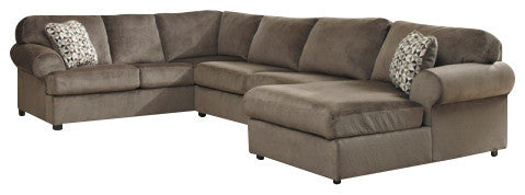 Signature Design by Ashley Jessa Place Sectional in Dune Fabric