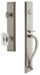Fifth Avenue Dummy Handleset, S Grip and Baguette Clear Crystal Knob, 849278