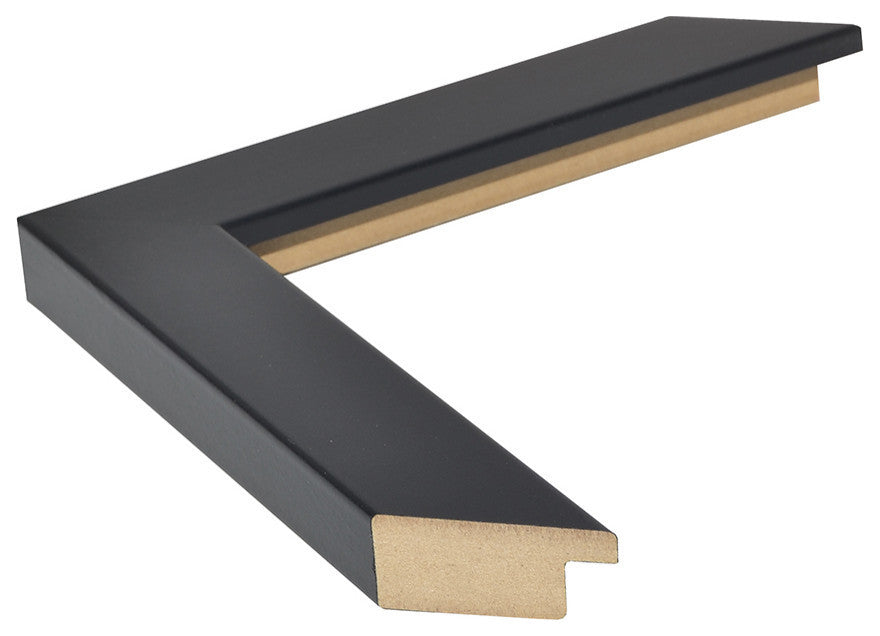 Ellis Framed Wall Mirror, Black, 28"x48"