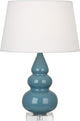 Robert Abbey RA-OB33X 1-Light Accent Lamp, Small Triple Gourd