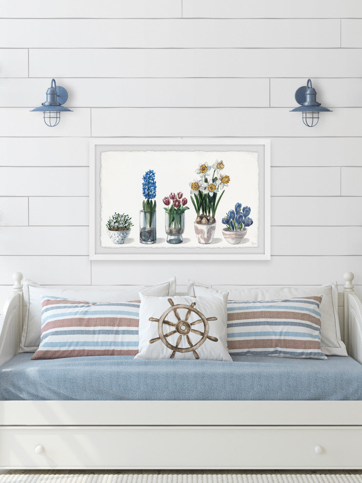 "Bloom Like a Flower" Framed Painting Print, 18x12