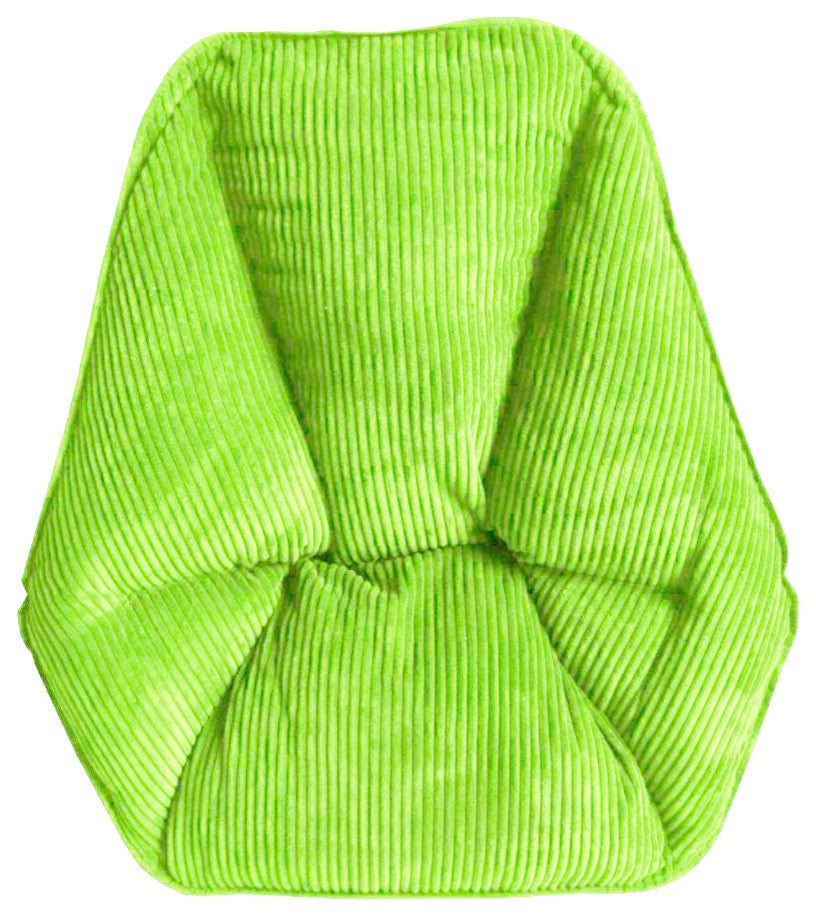 Zenithen Hexagon Folding Dish Chair for Dorms and Living Rooms, Lime Green, Pack
