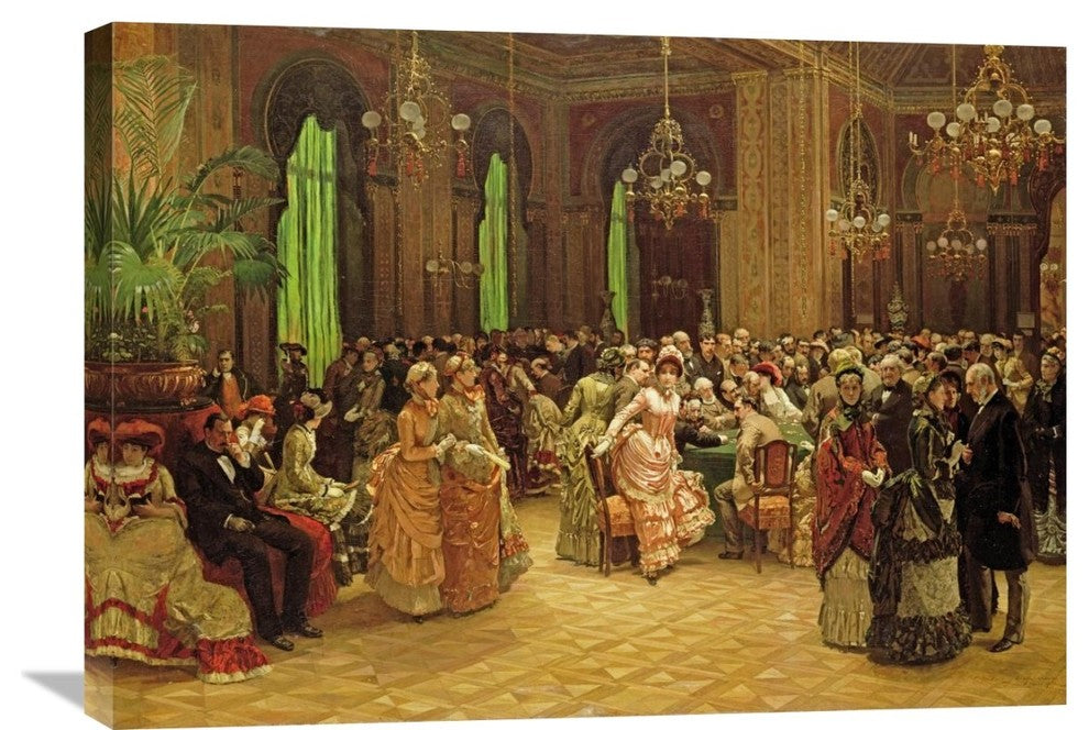 "The Casino, Monte Carlo" Artwork, 30" x 21"