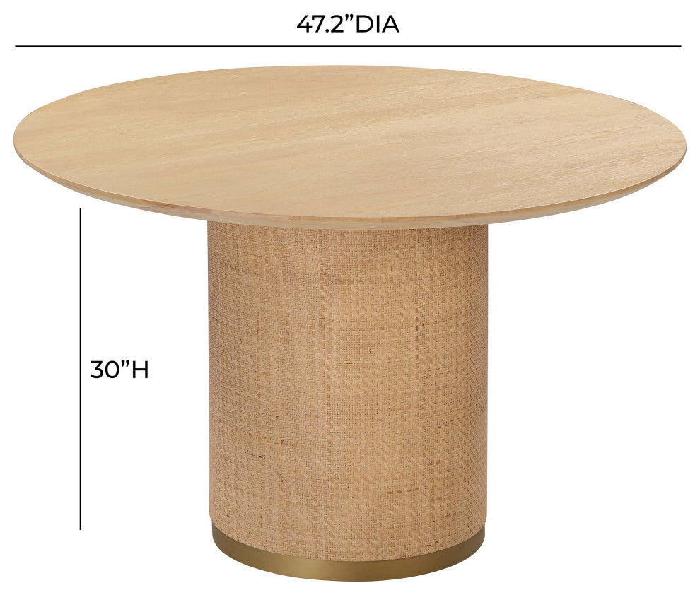 Akiba 49" Round Dining Table