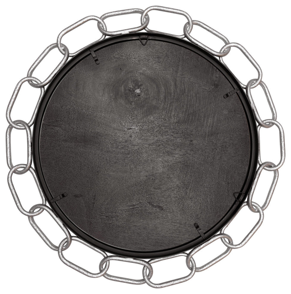 Varaluz 444MI30 Chains of Love 30" Diameter Circular Steel Framed - Matte Black