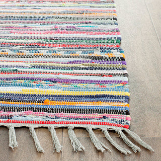 Safavieh Rag Rug Rar121M Rug, Grey/Multi, 6'x6'