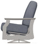 St. Catherine Deep Seat Outdoor Swivel Rocker, Proven Denim/Warm Gray