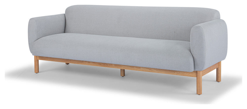 Metro, Tulum 3 Seater Sofa, Light Gray