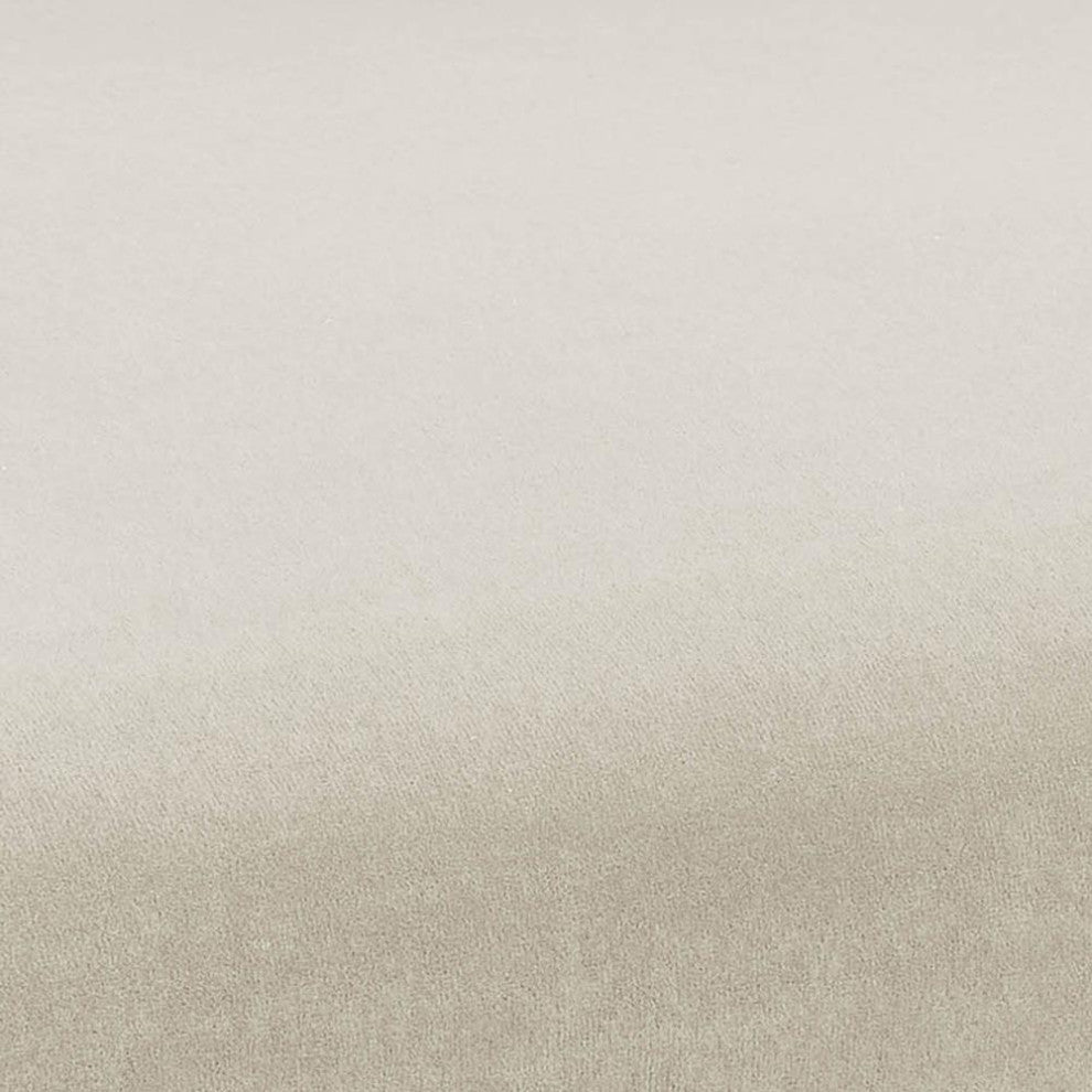 Kim Performance Velvet Chair in Cream - Cream