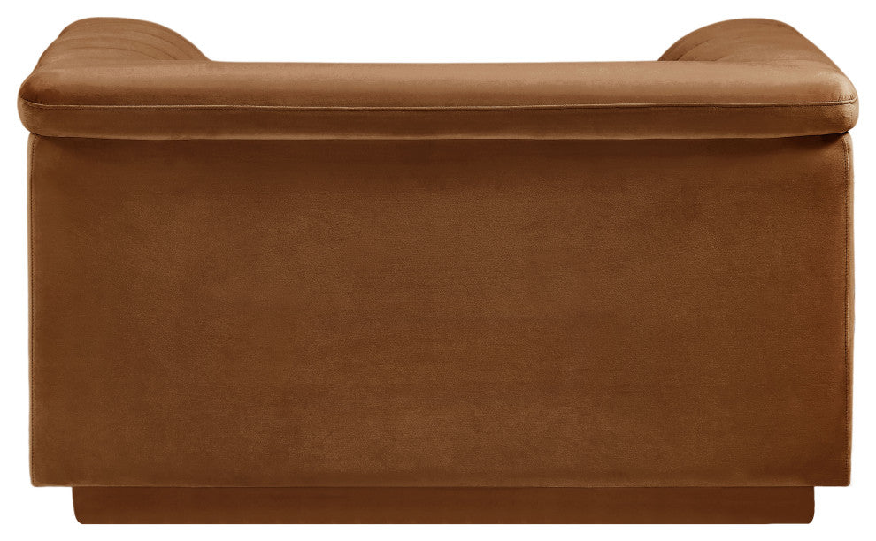 Cascade Upholstered Set, Saddle, Velvet, Chair