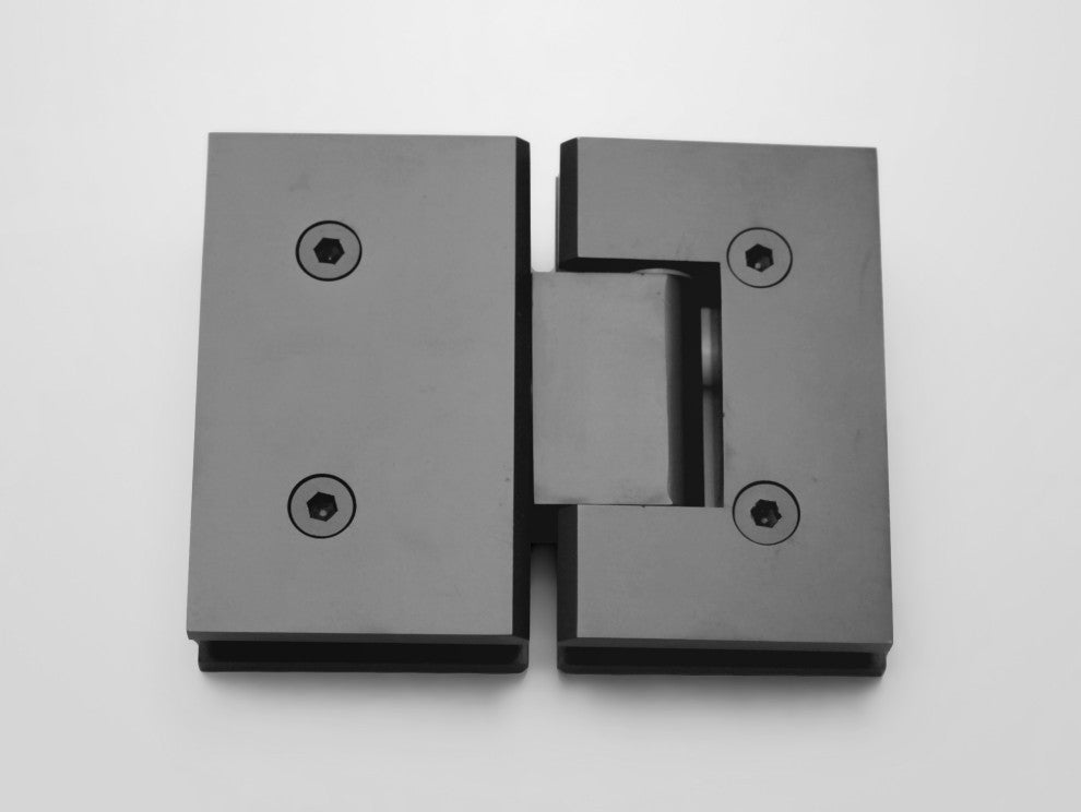 78"x55" Frameless Shower Door- Glass Hinge, Oil Rubbed Bronze