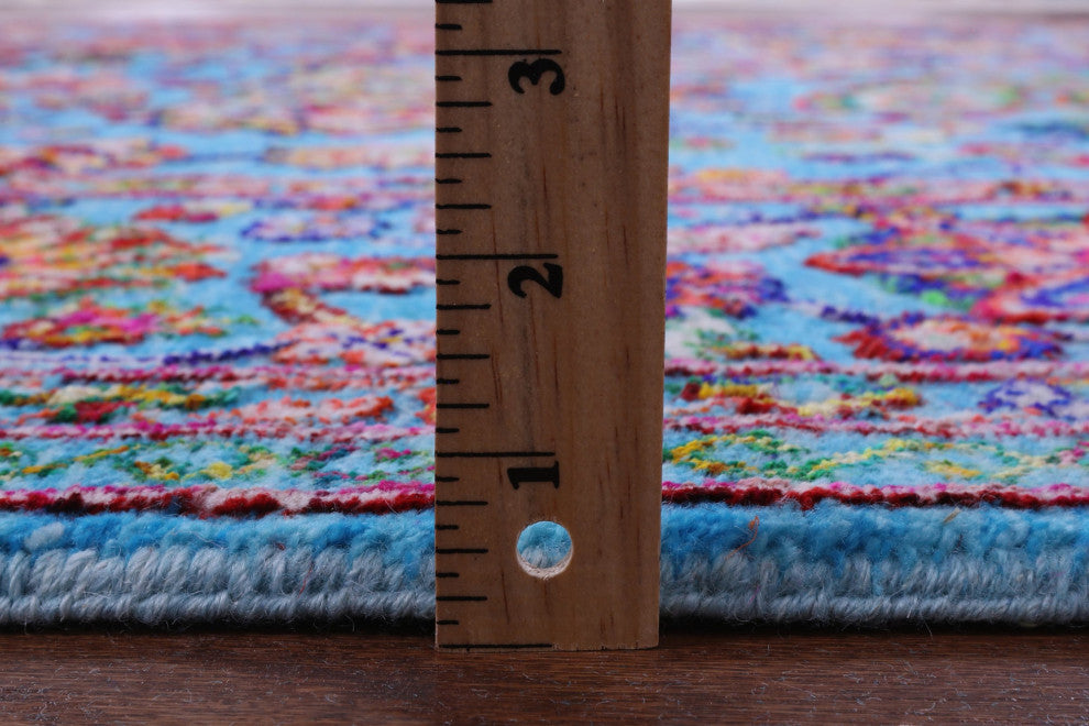8' 2" X 10' 0" Handmade Wool & Silk Persian Rug - Q15787