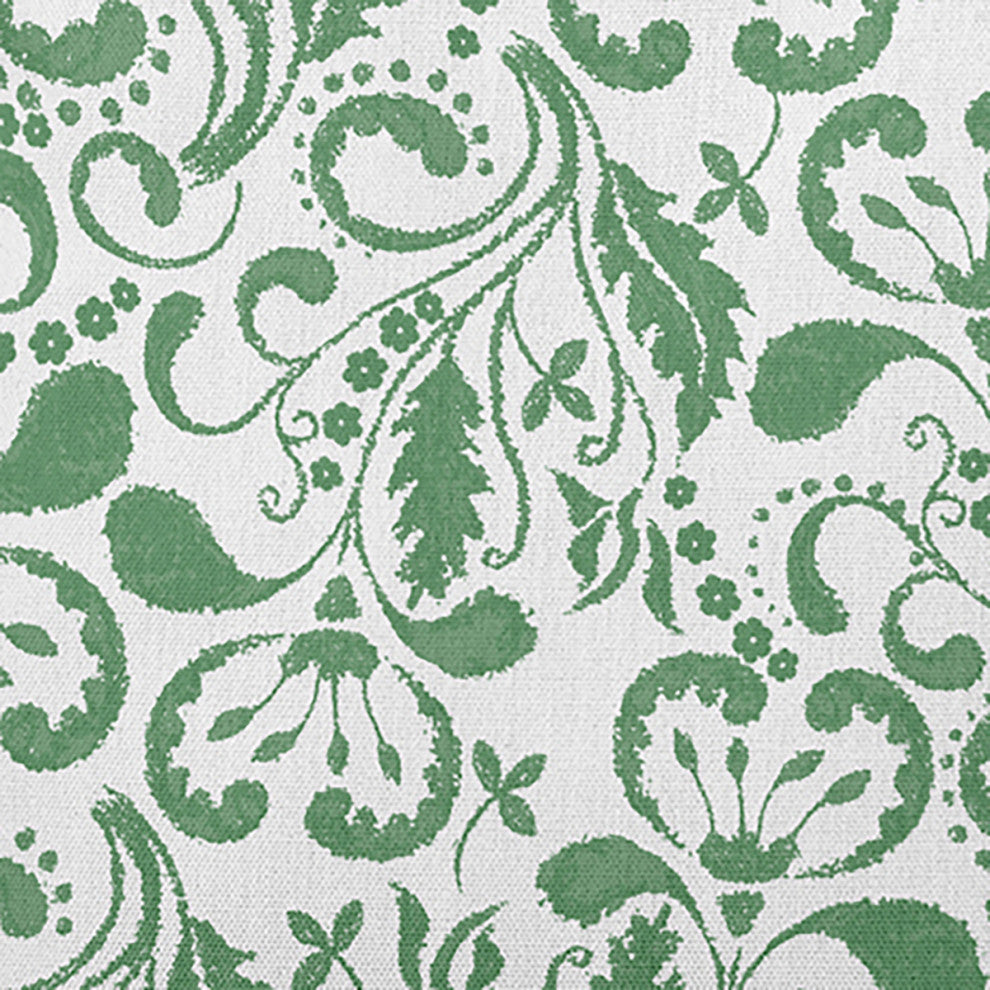 Aurora Polyester Indoor/Outdoor Pillow, Green, 20"x20"