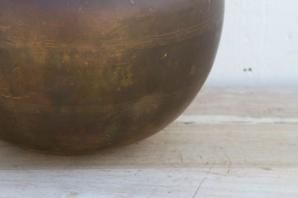 Indian Antique Brass Water Pot